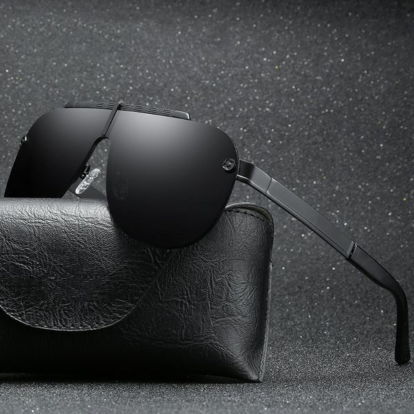 

2018 hd polarized uv 400 men's sunglasses brand new male cool driving sun glasses driving eyewear gafas de sol shades with box, White;black