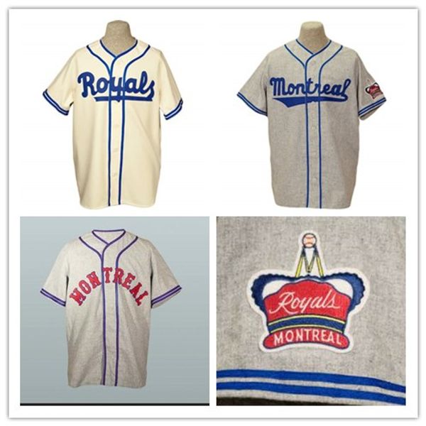 

Cu tom montreal royal old chool road flannel jer ey 9 jackie robin on 1946 gray 5 roberto clemente 1954 cream home team jer ey