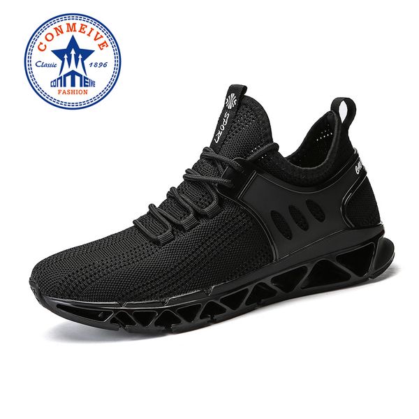 

2018 summer man sneakers lace-up stability low running shoes for men outdoor breathable sweat-absorbant sport jogging shoes