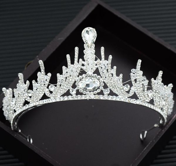 

2018 new bride wedding crown wedding dress accessories air accessories p studio accessories, Silver