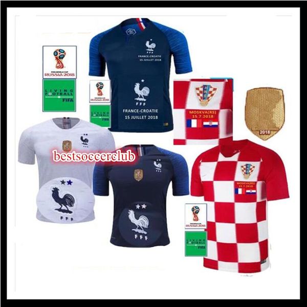 

2 tar final 2018 world cup jer ey pogba griezmann payet modric mandzukic rakitic mbappe football 18 19 national home away occer jer ey