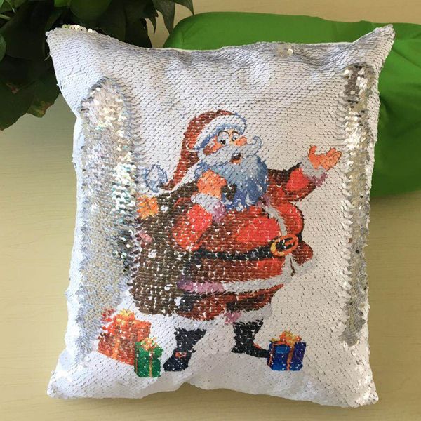 

cartoon pictures new fashion beauty pillow cases gift 35x38cm glitter sequins shiny throw pillow case for cafe home pillows