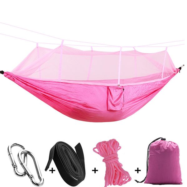 

camping fishing hammock with mosquito net bed outdoor furniture chair folding bug net portable cot for outside garden beach