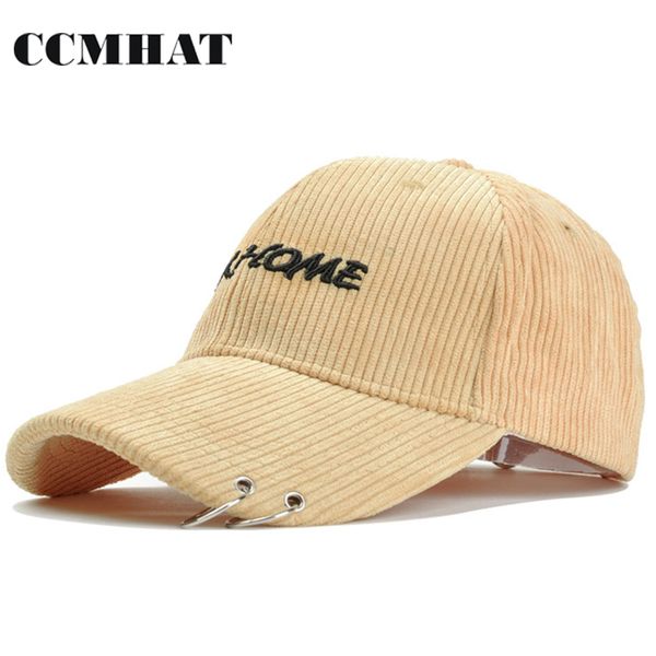 

ccmhat hip hop baseball caps for men corduroy iron ring hats caps for dad cap winter novelty men hat gorras hlanas hip hop, Blue;gray