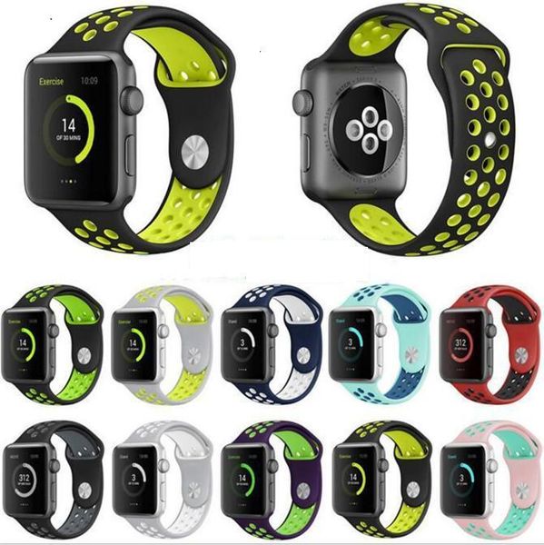 

25 color ilicone rubber apple watch watchband replacement wri t band ilicon port trap mart oft tpu belt martwatch for iwatch