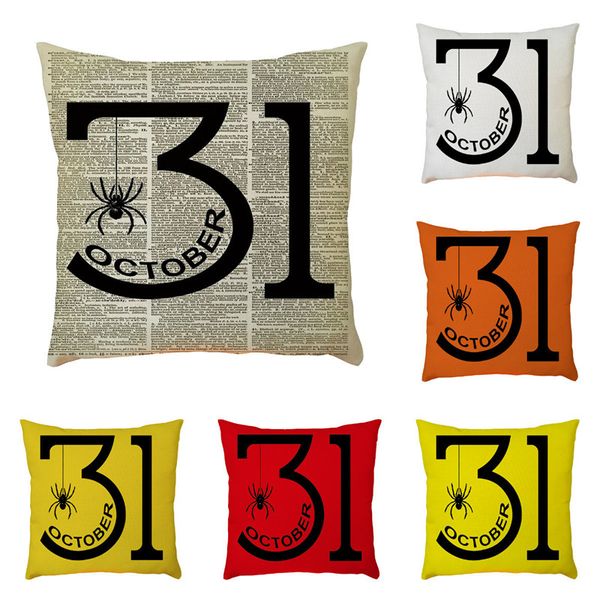 

хэллоуин октября 31 наволочка белье квадратный наволочка hallowmas home decor наволочка партия наволочки диван автомобиль чехлы