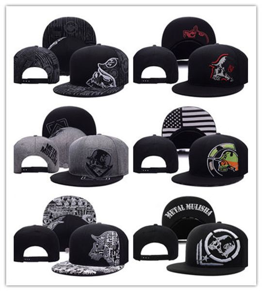 

Оптовая новый металл Snapback прохладный дизайнер SnapBack шапки шляпа Mulisha Snapbacks Мужчины