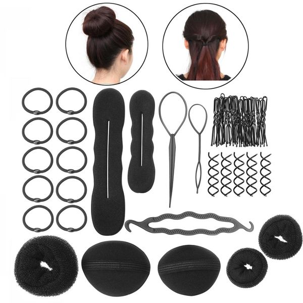 

pixnor women girls diy hair styling accessories kit set