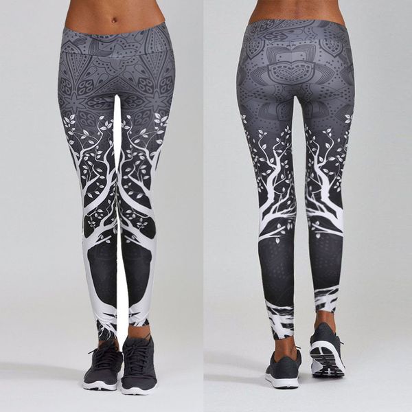 

2018 лето осень зима йога леггинсы женщины печатных спорт йога тренировки тренажерный зал фитнес упражнения спортивные брюки ropa deportiva, White;red