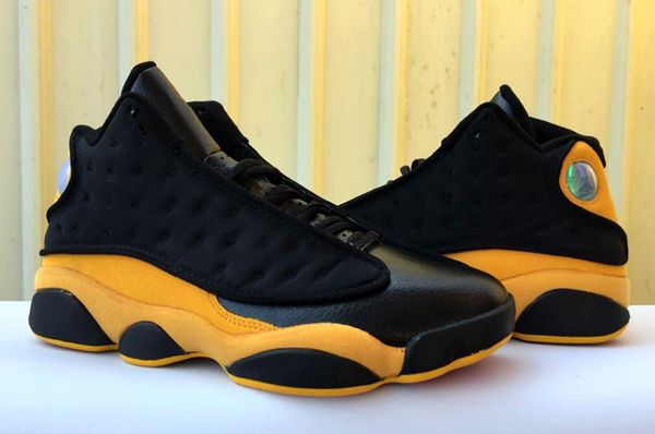 

13 Melo Class OF 2003 Brand Back to School Black Yellow 13s Got Game Men Airs Basketball Shoes