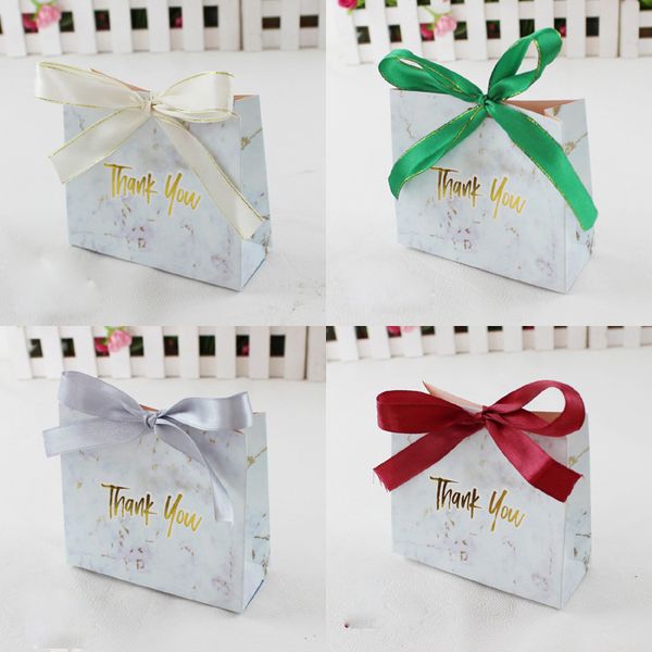 

grey marble lines candy bag box for party table decoration/event party supplies/christmas wedding favours gift boxes