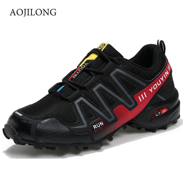 

MANLI Big Size EUR Size 39-48 Outdoor Men Sneakers Brand Hiking Shoes Men Trekking Mountain Climbing Sneakers Walking Anti-skid