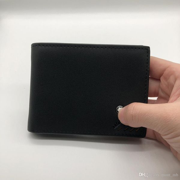 

Мода мужская кожа короткий клип бумажник держатель MT бумажник MB дизайнер бумажни