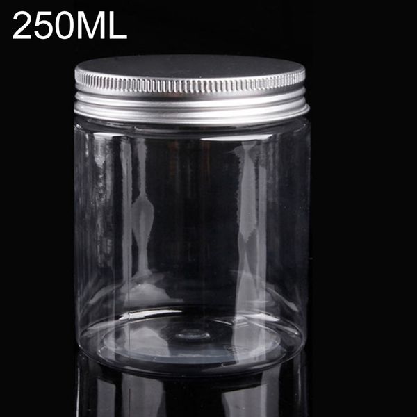 

250ml Plastic Bottles Cosmetics Jar with Screw Lids Empty Cosmetic Containers Makeup Case Nail Art Jewelry Storage Box