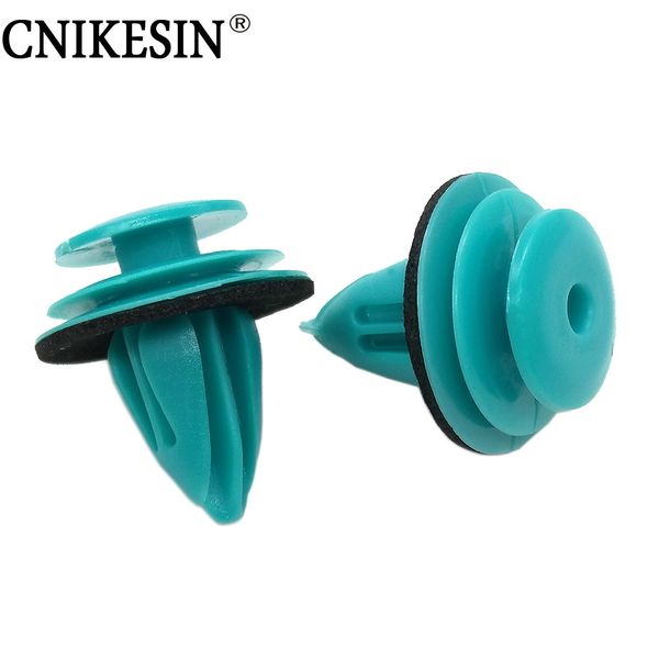 

universal blue car fender interior door card and trim panel clip push type rivets blue auto fastener clips car styling