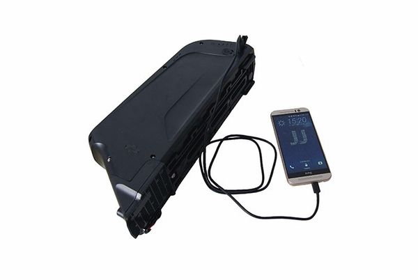 

electric ebike tube lithium battery 36v 16ah 16850 batteries with 5v1a usb for 350w to 500w bafang motor+2a charger