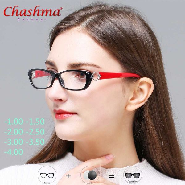 

myopia sunglasses pchromic finished women myopia eyeglasses frame with color lens sun glasses eyewear -1.0 -1.5, Silver