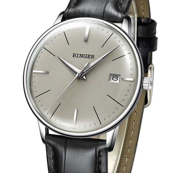 2017 Binger relógio mecânico homens homens relógios automáticos de sapphire relógio de pulso masculino impermeável Reloj hombre B5078m-5