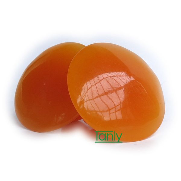 

2pieces/lot wholesale & retail traditional acupuncture massage tools resin yellow mushroom beauty kit