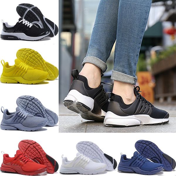

Nike Air Presto мужские женские Presto кроссовки BR QS тройной белый черный красный желтый Oreo