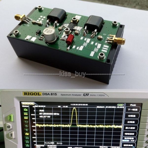 Kit fai-da-te Freeshipping Amplificatore di potenza 45W 70-200MHZ per amplificatori radio ricetrasmettitore FM -VHF