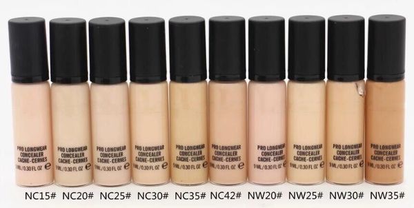 

Free Shipping High quality Brand Makeup Liquid Foundation PRO LONGWEAR CONCEALER CACHE-CERNES 9ML 10pcs/lot