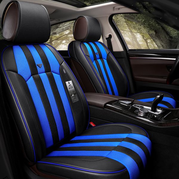 

universal fit car accessories seat covers for trucks pu leather five seats covers for suv for sudan full set sporty design