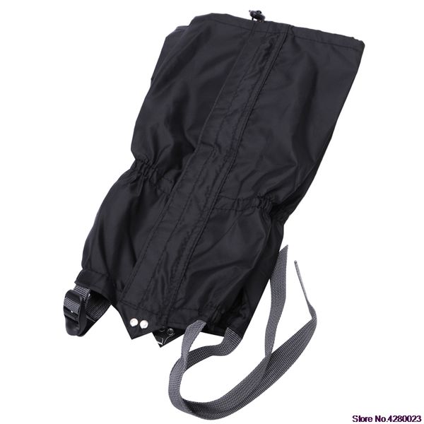 

one pair waterproof outdoor hiking walking climbing hunting snow legging gaiters 828 promotion, Black