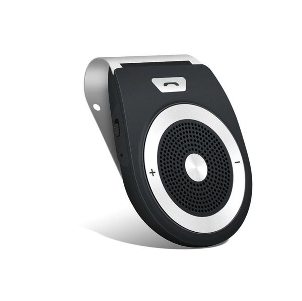 

bluetooth car kit handskit noise cancelling bluetooth v4.1 receiver car speakerphone multipoint clip sun visor for 2 phones