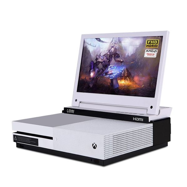 

G tory 11 6 inch hdr ip fhd 1080p eye care portable gaming monitor for xbox one xbox one x built in multimedia tereo peaker