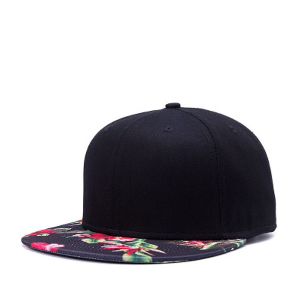 

flowers brim brand snapback hats for men women baseball cap mens womens designer hat fashion casquette gorra wholesale street headwear cheap, Blue;gray