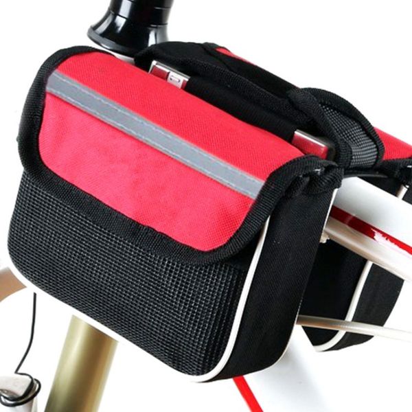 

three-in-one bicycle bag / mountain bike saddle bag front beam tube / bicycle riding accessories
