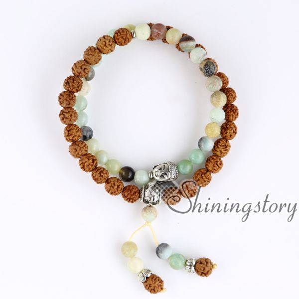 

54 mala bracelet malas for sale hindu prayer beads tibetan prayer beads tibetan prayer beads meditation jewelry, Black