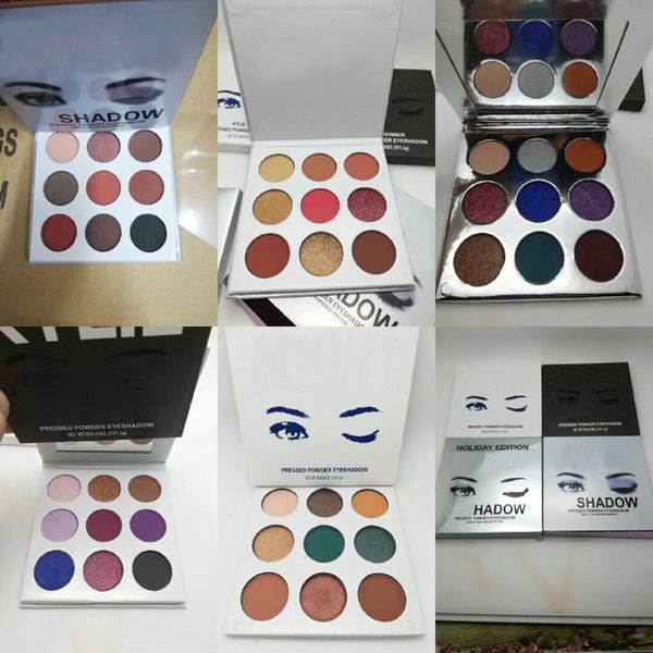 

In stock ! New Makeup High-quality Eyeshadow 9 Popular color 6 styles Available Eyeshadow palette Free Shipping