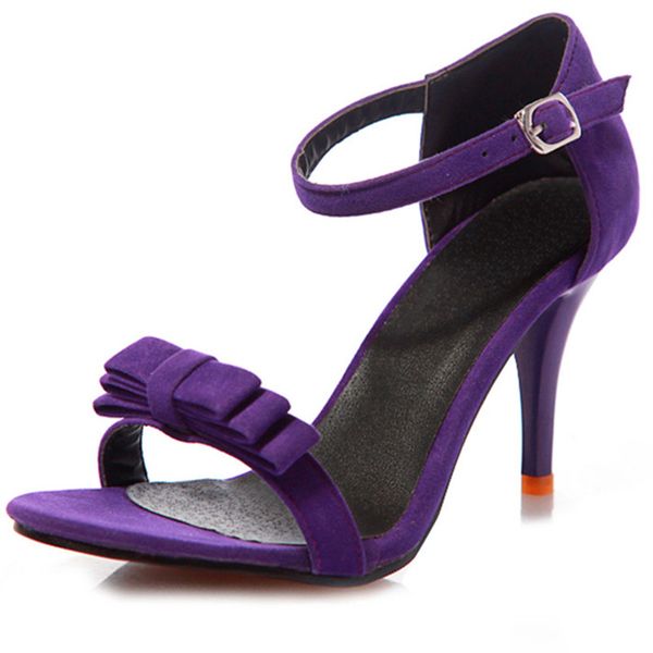 

new arrival women sandals flock summer shoes big size 33-47 party wedding shoes high heel shoes, Black