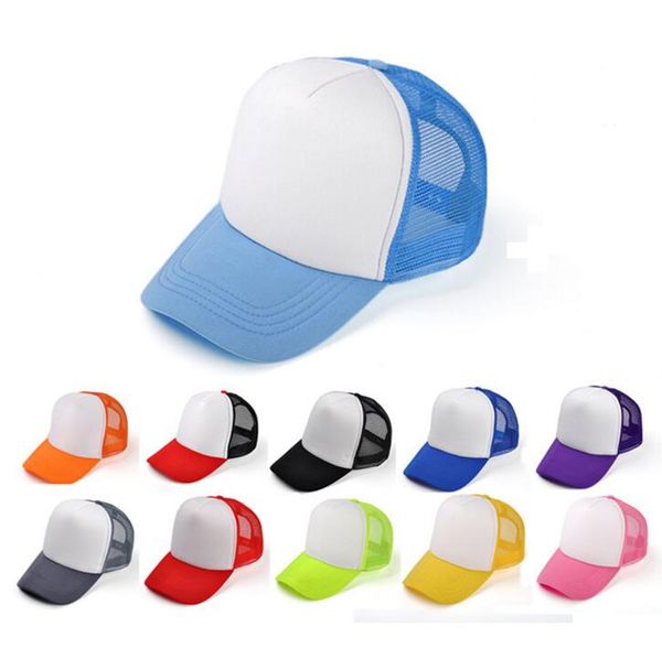 

kids trucker cap mesh caps blank trucker hats snapback hats kid size 52-55cm size 56-60cm acept custom made logo ems, Blue;gray