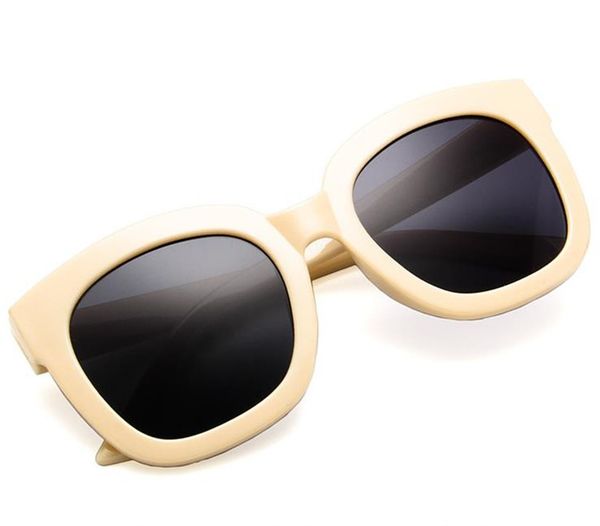 

fashion women & men personality brand designer retro sunglasses oversize frame sun glasses eyeglasses anti-uv spectacles a++ sun glasses, White;black