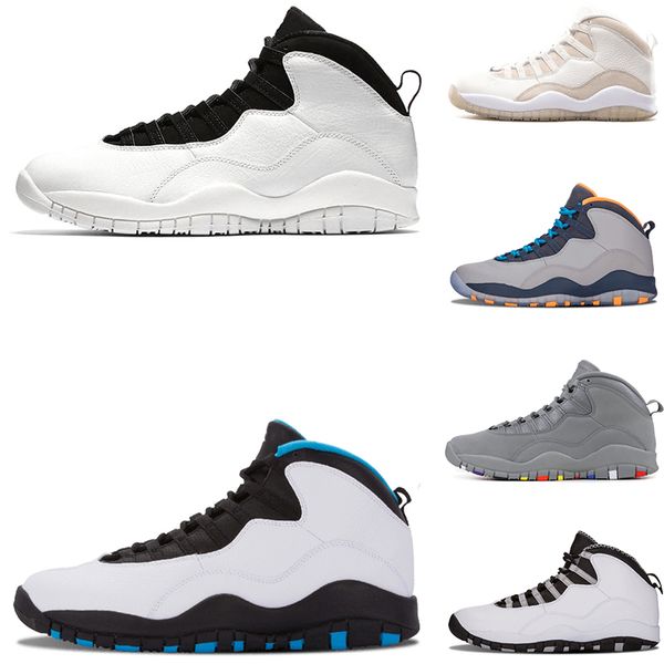 

Cheap 10 10s Cement Westbrook Class of 2006 men basketball shoes white black Steel Grey Chicago Powder Blue sports trainer sneakers us 7-13