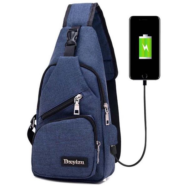 

dhl30pcs cycling bags women men oxford usb large capacity waterproof multifunctional crossbody bag