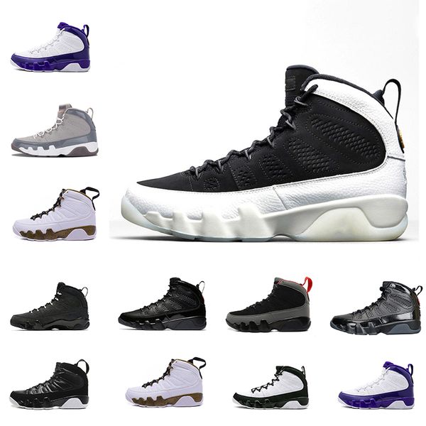 

Wholesale New 9 9s mens basketball shoes LA Bred OG space Jam Tour blue PE Anthracite The Spirit Johnny Kilroy sports trainers Sneakers