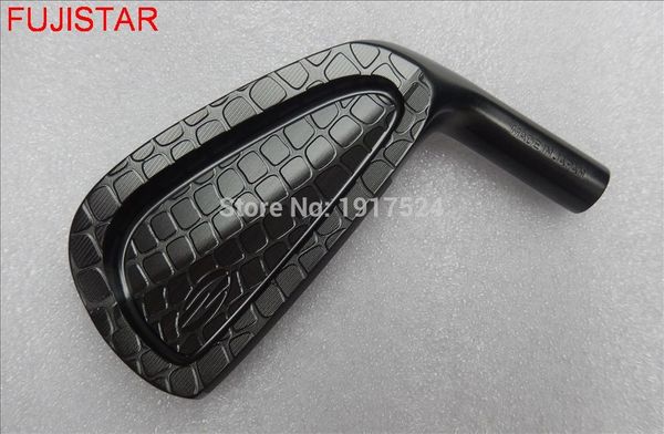 

fujistar golf zodia black forged carbon steel golf iron head #4-#p /( 7pcs set ) muscle shape