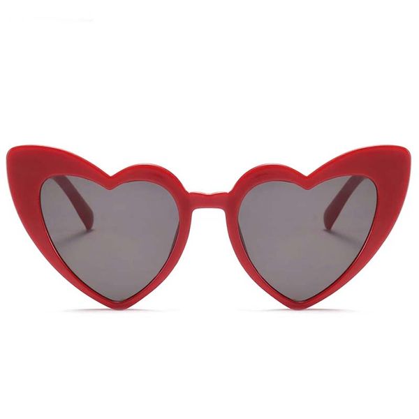 

love heart sunglasses women cute retro vintage new fashion beach holiday party sun glasses red female, White;black