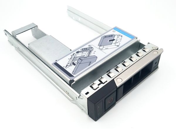 

2.5" to 3.5" hybrid tray caddy adapter bracket for dell x7k8w 0x7k8w poweredge r440 r640 r540 r740 r740xd r6415 r7415
