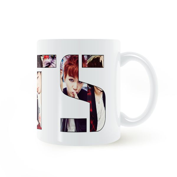 

bts kpop mug coffee milk ceramic cup creative diy gifts home decor mugs 11oz t1020