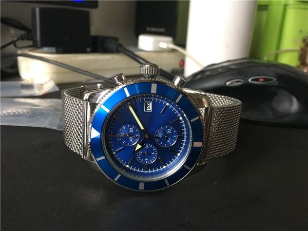 

men shipping watch sale men's chronograph quartz stainless quality watches 207 steel men wristwatches satch qhjnn, Slivery;brown
