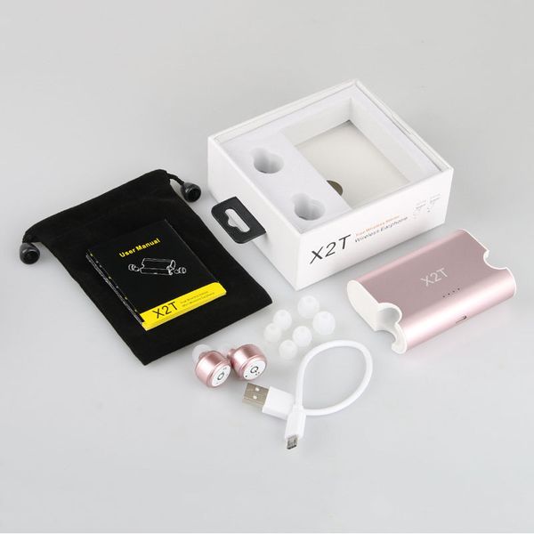 

2018 twins x2t wireless earphones mini bluetooth csr4.2 headphones stereo with magnetic charger box bluetooth headphones