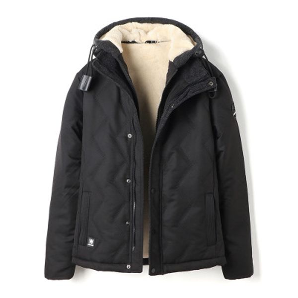 

men cotton-padded clothes winter jacket men warm causal parkas cotton banded collar winter jacket male padded overcoat outerwear with hat, Black;brown