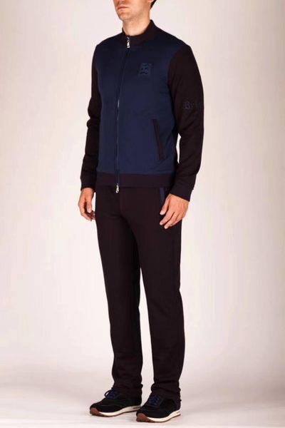 

suit sport set men 2018 launching fashion embroidery patchwork color fitness male -4xl ing, Gray