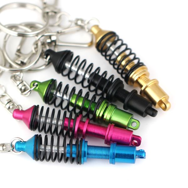 

Adjustable Car Part Shock Absorber Keyring Alloy Keychain Gift High Sales