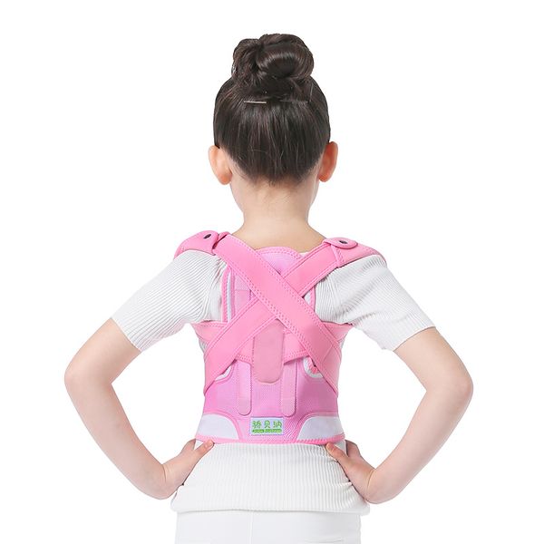 Correttore di postura magnetico regolabile per bambini, spalla posteriore regolabile, corsetto posteriore per unisex adulto